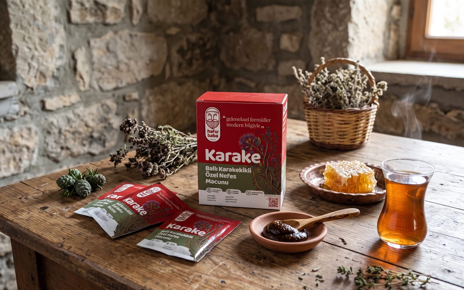 Kara Kekikli ve Andız Pekmezli Macun ile Nefes Rutini